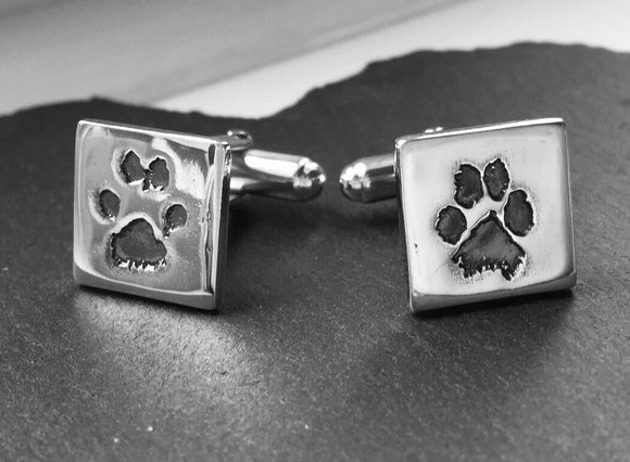 Paw Print Cufflinks