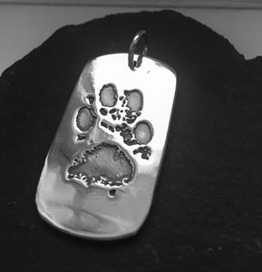 Paw Print Dogtags