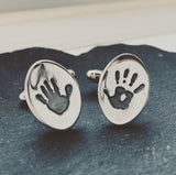 Hand & Footprint Cufflinks