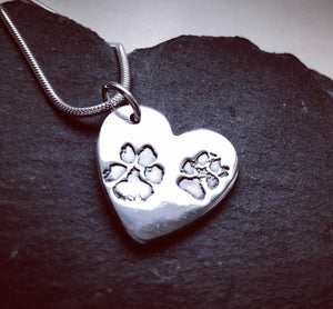 Paw Print Pendant